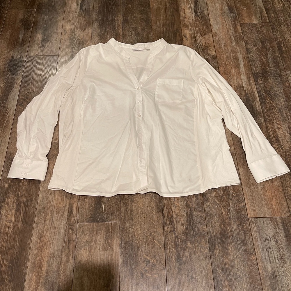 Calvin Klein White Button Down Shirt